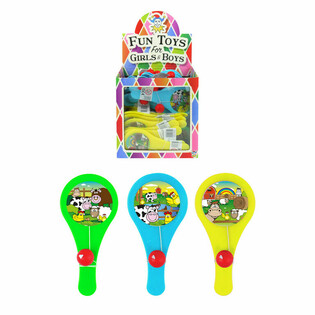 Jeu de Raquette : Animaux de la Ferme - Pr&eacute;sentoir (96 pcs)