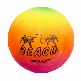 BALLON DE BEACH-VOLLEY, 23 CM - COULEURS ARC-EN-CIEL (10 pcs)