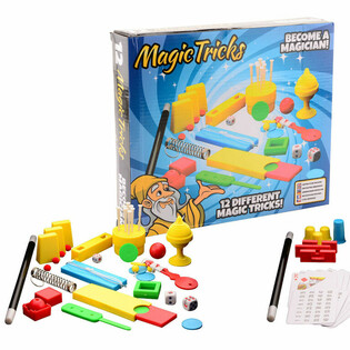 MAGIC TRICKS - GRAND COFFRET DE MAGIE AVEC 12 TOURS