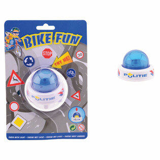 Sirène de Police Bike Fun - Lumière & Son pour Vélo Enfant