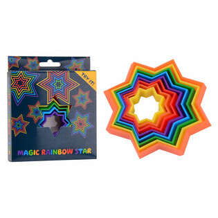 JEU FIDGET 3D MAGIC STAR - FORM MAGIC 3D - FIDGET MAGIQUE 3D - EN BOÎTE (24 pcs)