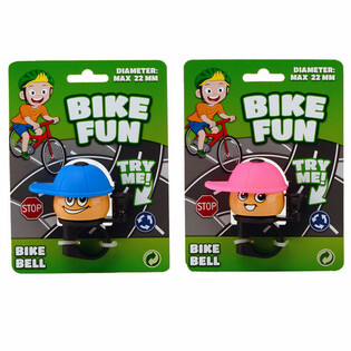 Sonnette de V&eacute;lo Enfant BIKE FUN sur Carte (24 pcs)