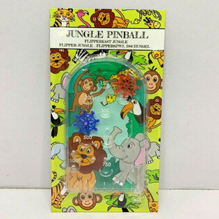 Flipper de Poche Animaux de la Jungle sur Carte (12 pcs)
