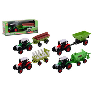 FARM MASTER - COFFRET TRACTEURS DIE-CAST - MODÈLES VARIÉS (12 pcs.)