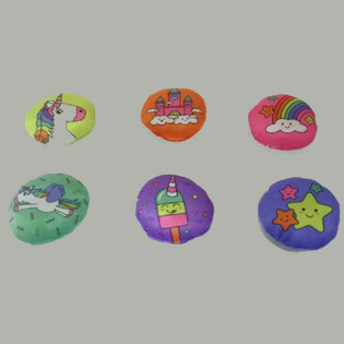 PELUCHE - LICORNE - DIAM&Egrave;TRE : 10 CM (pack de 48)
