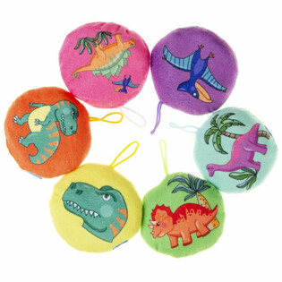 Dinosaure en Peluche - Diamètre : 10 cm (Lot de 48)