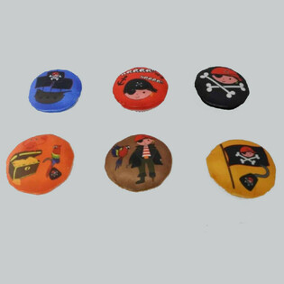 PELUCHE - PIRATE - DIAM&Egrave;TRE : 10 CM (48 pcs)