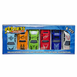 Set de 6 Petites Voitures en Bo&icirc;te Cadeau