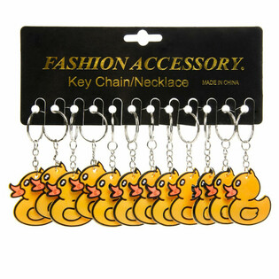 Porte-cl&eacute;s Canard Jaune (48 pi&egrave;ces)