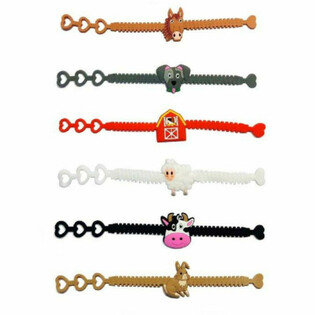 Bracelets en silicone Animaux de la Ferme pour enfants (12 pcs)