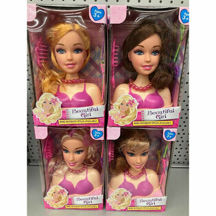 T&ecirc;te &agrave; Coiffer BEAUTIFUL GIRL S (Lot de 2)