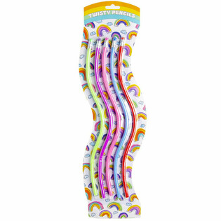 Set de 5 Crayons Flexibles Twisty XL sur Carte (10 pcs)