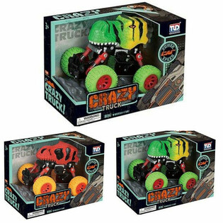 Grands Monster Trucks Dinosaures à Friction - Coffret Cadeau (2 pièces)