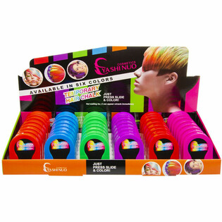 CRAIE POUR CHEVEUX - TEMPORARY HAIR CHALK - COULEURS MIXTES (48 pcs)