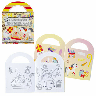 Petits Cahiers de Coloriage Saint-Nicolas avec Stickers (48 pcs)