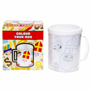 Saint-Nicolas / Sinterklaas Tasse à Colorier (2 pcs)