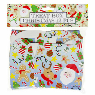 Bo&icirc;tes de No&euml;l pour Friandises (12 Pi&egrave;ces)