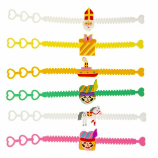SINTERKLAAS - BRACELETS EN SILICONE POUR ENFANTS (12 pcs)
