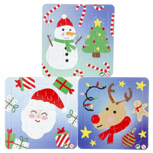 Puzzles de Noël 14x14 cm (50 pcs)