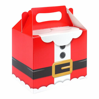 Bo&icirc;te Menu - No&euml;l P&egrave;re No&euml;l - 14 x 9,5 x 18 cm (12 pcs)