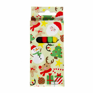 Set de 6 Crayons de Couleur de Noël (24 pièces)