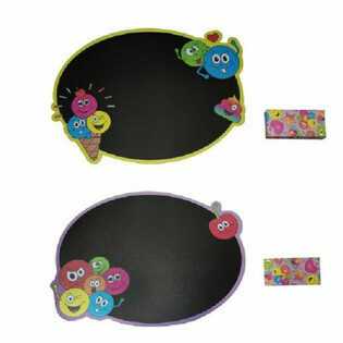 Tableau Noir Smiley avec Craies (Display 24 pi&egrave;ces)