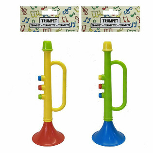 Trompette Jouet - 15 cm de Haut - Couleurs Mix (12 pcs)