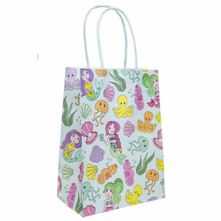 Sachets Cadeaux en Papier Sirène - 12 Pièces