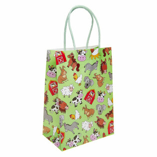 Sacs Cadeaux en Papier Animaux de la Ferme (12 Pi&egrave;ces)