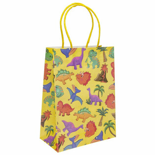 Sacs Cadeaux en Papier Dinosaure (12 Pi&egrave;ces)