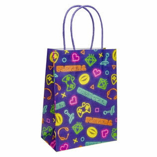 Sac Cadeau en Papier Gamer - 16x9x22 cm (12 pcs)