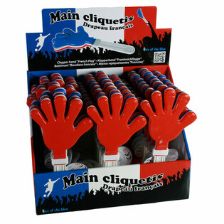 Grands Claquoirs de Mains XL - 27 cm - en Présentoir (24 pcs)
