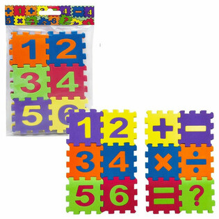 JEU DE PUZZLE DE CALCUL EN MOUSSE