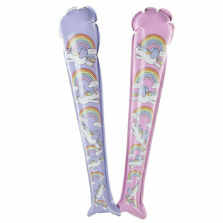 Massue Licorne Auto-Gonflable - 49x13cm - Pr&eacute;sentoir (48 pcs)