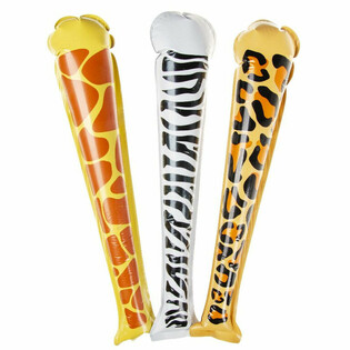 Batte Auto-gonflable 'Animaux Sauvages' - 49x13cm - Présentoir (48 pcs)