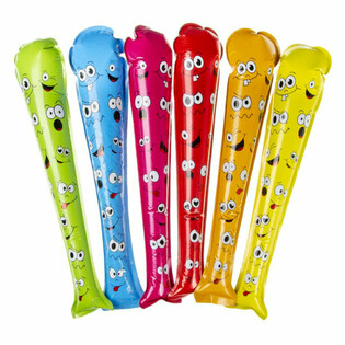 Batte Smiley Auto-gonflable en Présentoir (48 pièces)