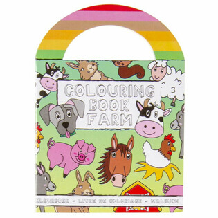 Cahiers de Coloriage Ferme avec Stickers (48 Pièces)