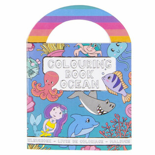 Cahiers de coloriage Animaux Marins avec stickers (48 pcs)