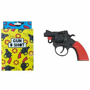 Pistolet &agrave; P&eacute;tards 8 Coups en Bo&icirc;te - Assortiment de Couleurs (6 pcs)