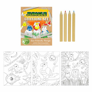 &Eacute;CO-RESPONSABLE &ndash; Kit de Dessin Animaux de la Jungle (25 pcs)