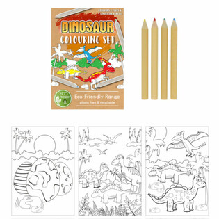 Set de Dessin Dinosaure ECO FRIENDLY (25 pi&egrave;ces)