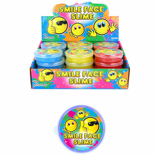 Slime Smiley en Pr&eacute;sentoir (24 pcs)