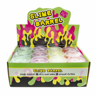 Pr\u00e9sentoir de Slime Color\u00e9 Transparent (12 pi\u00e8ces)