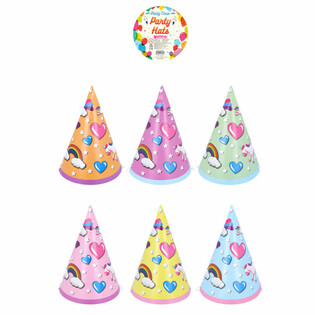 Mix de Chapeaux de F&ecirc;te Licorne (120 pcs)