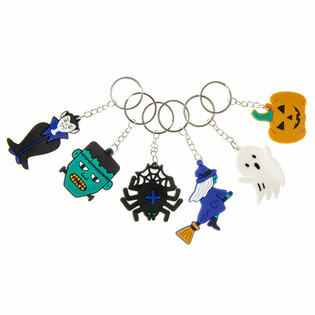 Porte-cl&eacute;s Mix HALLOWEEN (48 pi&egrave;ces)
