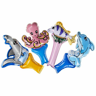 Ballons &agrave; Main Animaux Marins Auto-Gonflables (48 pi&egrave;ces)
