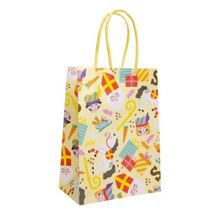 SAC CADEAU EN PAPIER - SINTERKLAAS - 16x9x22 CM (12 pcs)