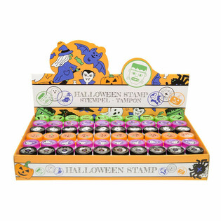 Tampons d'Halloween en Pr&eacute;sentoir (60 pi&egrave;ces)
