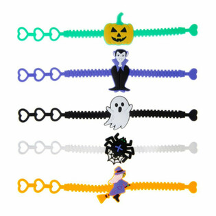 BRACELETS HALLOWEEN EN SILICONE (12 pcs)
