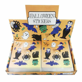 AUTOCOLLANTS FUN - MOD&Egrave;LE : HALLOWEEN (120 pcs)